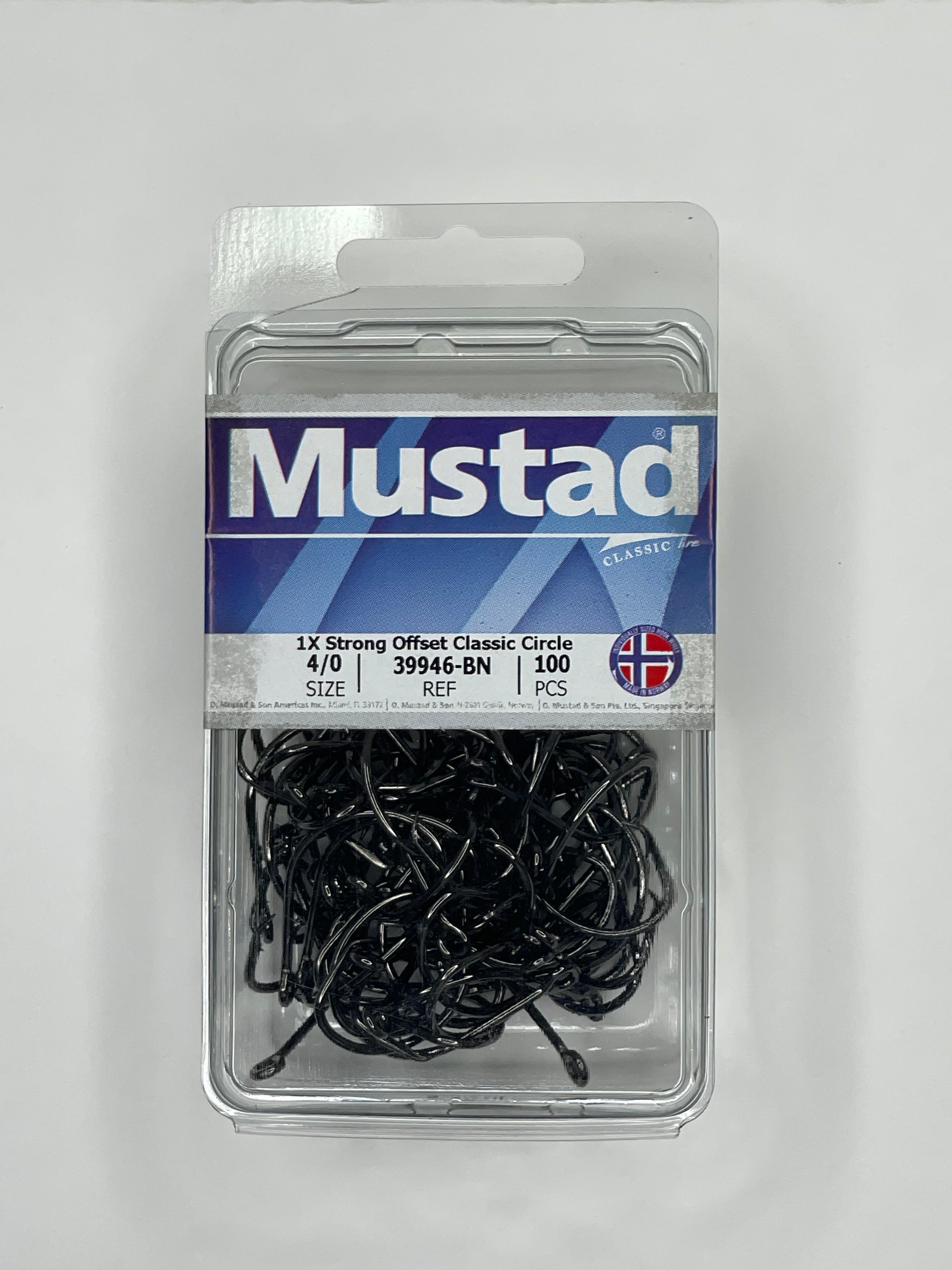 bulk mustad fishing hooks 9430-DS Treble 5X Strong DuraSteel 4/0 Hook Mangrove Jack Mustad Classic Circle 1X Strong