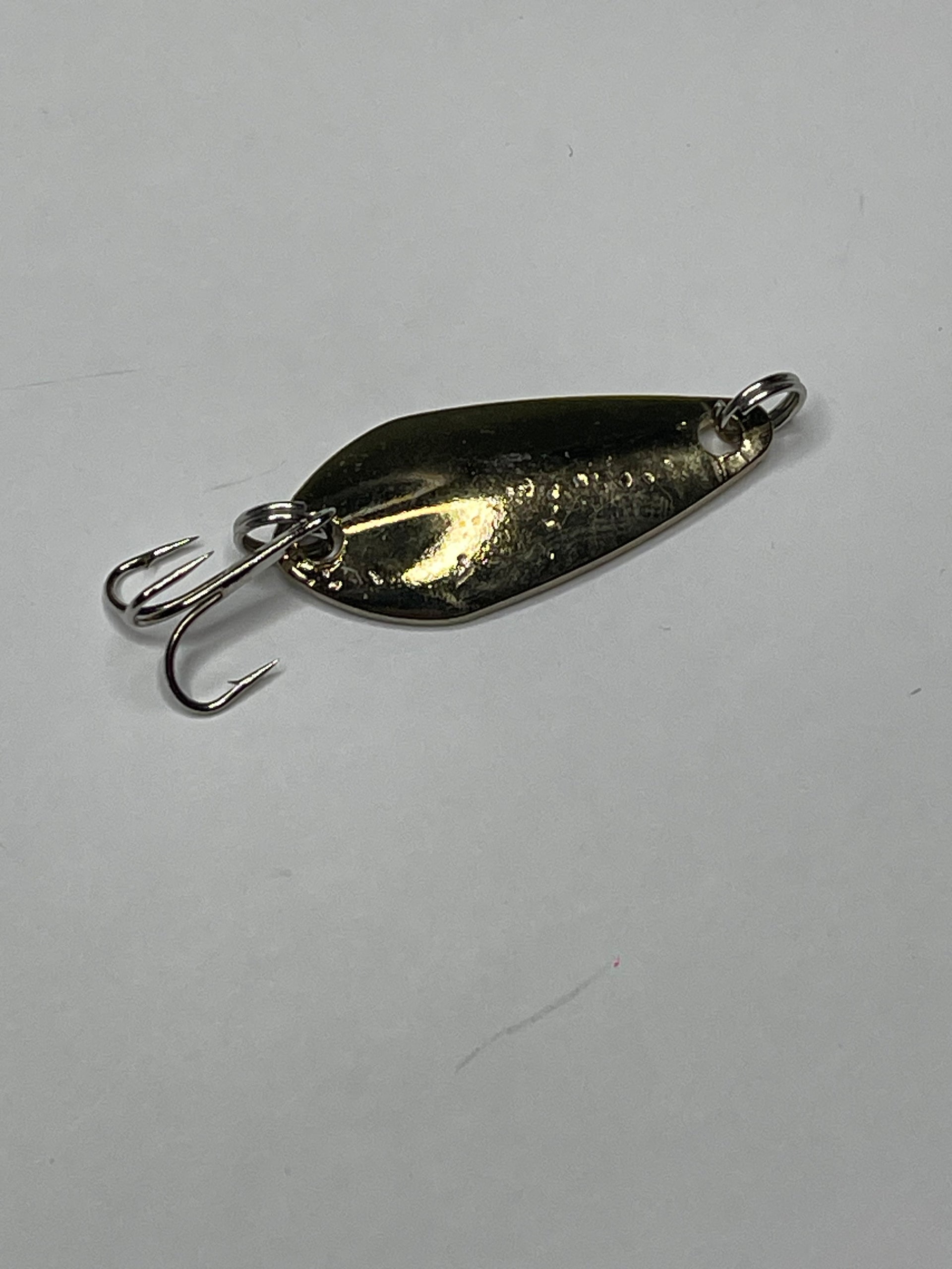 Gold Spoon 1/8-ounce with treble hook  CaptainChappy